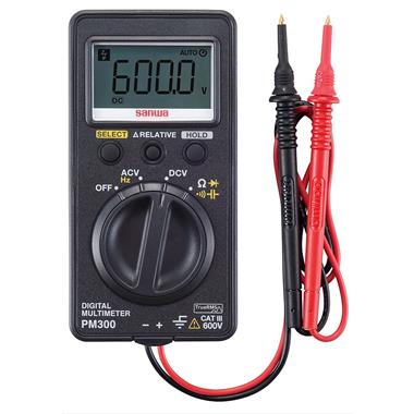 日本三和(sanwa)PM300小型超薄便攜式多功能數(shù)字萬用表