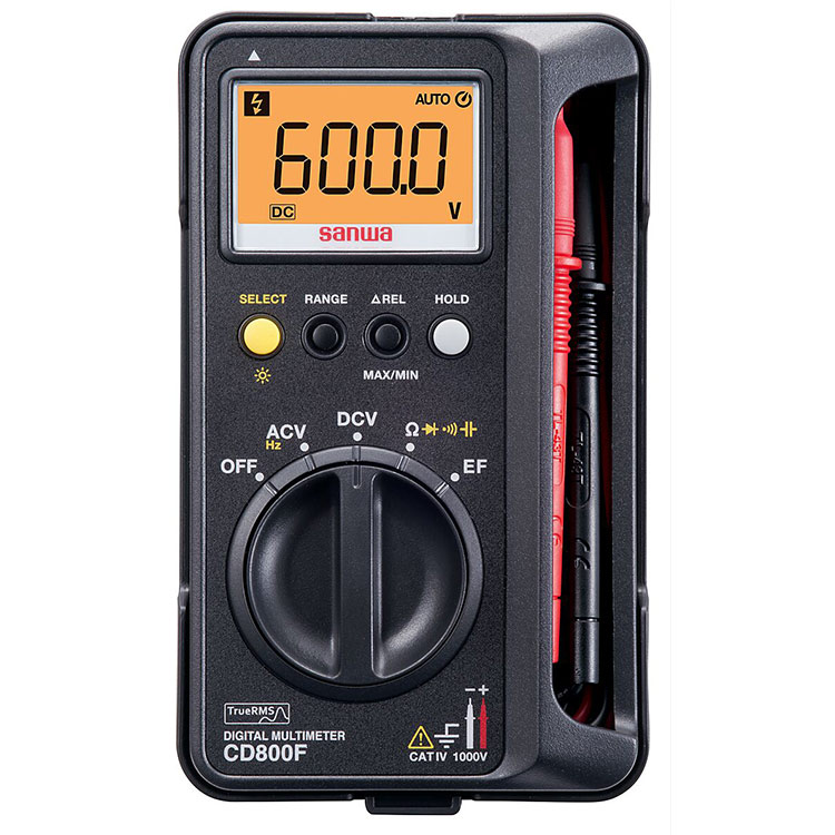 日本三和(sanwa)機(jī)殼一體型數(shù)字萬用表CD800F